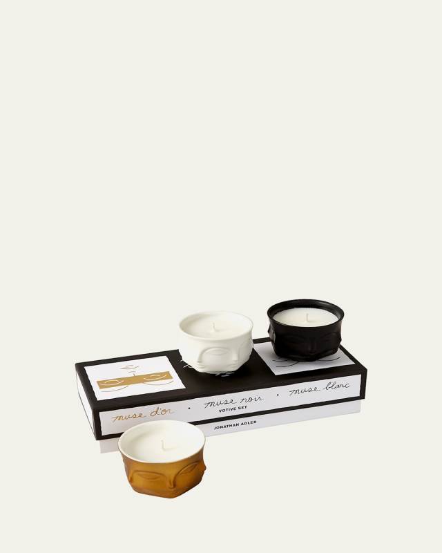 Muse Votive Candle, Set of 3